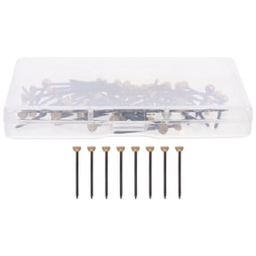 DRAFIDEEP 60Pcs Black Picture Frame Hangers Nails for Organizing and Hanging Lightweight Wall Art
