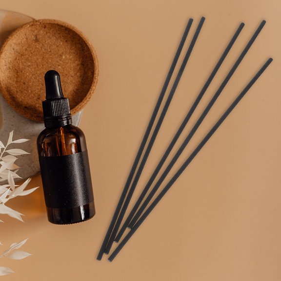 DRAFIDEEP 60 Pcs Fiber Reed Diffuser Sticks, Replacement Aromatherapy Oil Wicks for Perfume, Essential Oils and Home Fragrance