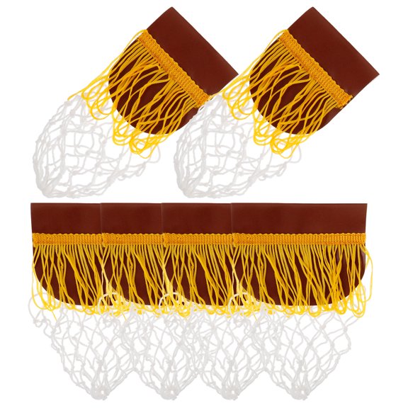 DRAFIDEEP 6Pcs Billiard Accessory Billiard Net Bag Pu Cotton Net For Schools Sports Teams 18.00X11.00X0.20In