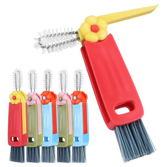 DRAFIDEEP 6Pcs Brushes for Cleaning Bottles and Lids in 12.50X0.98X0.63In Size