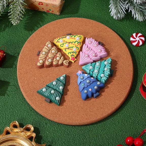 OUNONA 6-Pack Assorted Color Refrigerator Magnets, Soft Rubber Decorative Accessories for Kitchen, Office, Holiday Use
