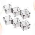 thumbnail image 1 of DRAFIDEEP 6-Piece Grey Desk Organizer Set with Multiple Compartments, Practical Storage Box for Office and Home Use, 1 of 8