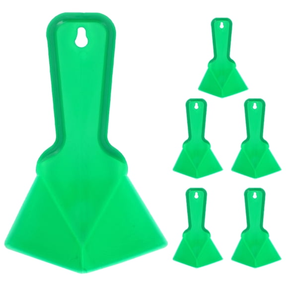 DRAFIDEEP 6Pcs Drywall Tools Pvc Green Trowel for Inside and Outside Corners Wall Smoothing Ergonomic Grip
