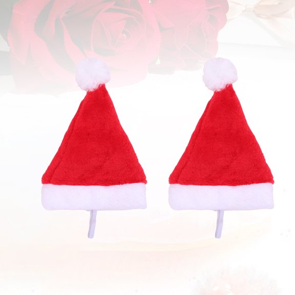 DRAFIDEEP 6-Pack Red Flannel Pet Caps for Dogs, Perfect for Weekend Parties, Events, and Special Occasions