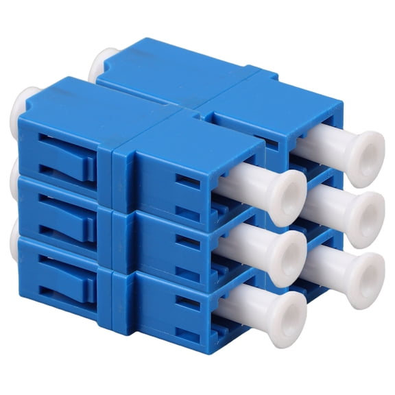 DRAFIDEEP Lc to Lc Fiber Adapter, Blue Plastic, Stable Optical Signal, Flexible Connectivity