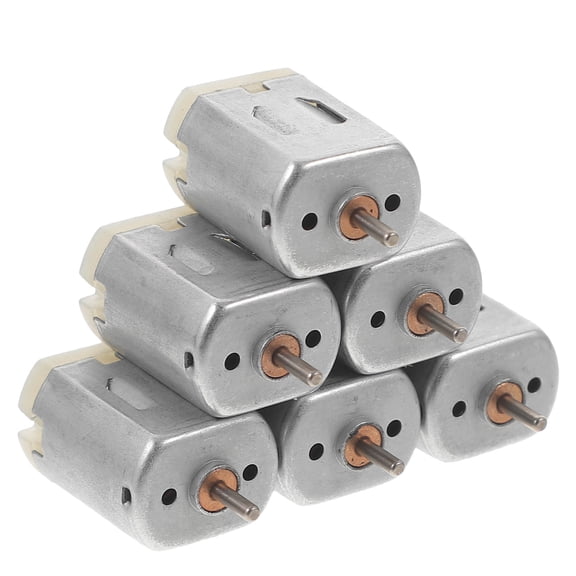 DRAFIDEEP 6-Pack Replacement Toy Train Motors Grey Copper Performance for Model Trains