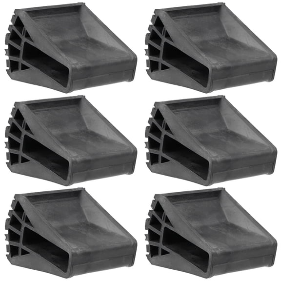 DRAFIDEEP 6Pcs Step Ladder Rubber Feet for Anti Skid and Scratch Protection Indoors