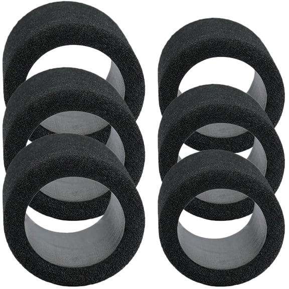 DRAFIDEEP 6Pcs Vertical Bike Pump Cover Convenient Cycling Accessories Black Sponge For Bike Pumps Outdoor Cycling