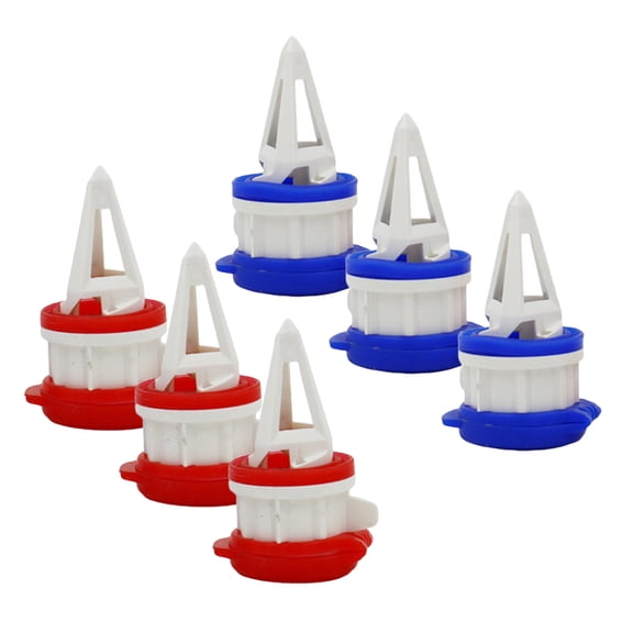 DRAFIDEEP 6-Pack Silicone Beverage Spout Extenders for Easy Pouring of Boxed Drinks, , Juice, Yogurt, and More