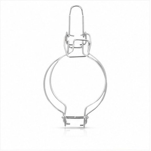 DRAFIDEEP Canning Jar Wire Handles, Leakproof Design, Stainless Steel, Plated Silver, for Kitchen Storage, 6Pcs