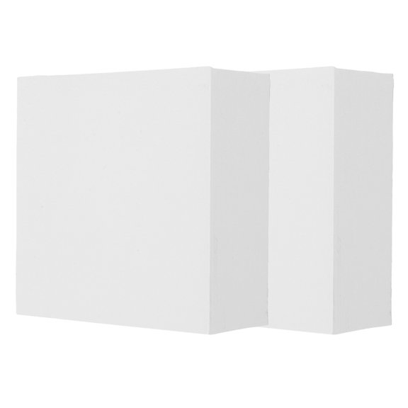 DRAFIDEEP 800Pcs Plain White Square Notepad Cube for Desk Memo Notes and Office Writing