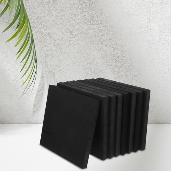 DRAFIDEEP 8Pcs Black Polyethylene Foam Pads Protective Inserts for Shipping and Packaging Use