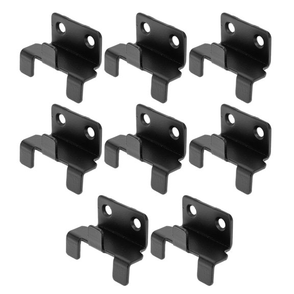 DRAFIDEEP 8Pcs Iron Tile Wall Display Hooks for Home Decoration Sturdy Design Wall Mounted Bracket 1.8x1.3in