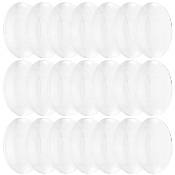 DRAFIDEEP Acrylic Convex Lens 50Pcs for Physics Teaching and Optics Kit Round