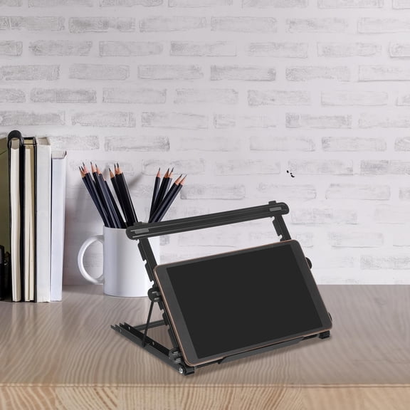 DRAFIDEEP Adjustable Black Drawing Stand for Tracing, LED Light Box and Sketching
