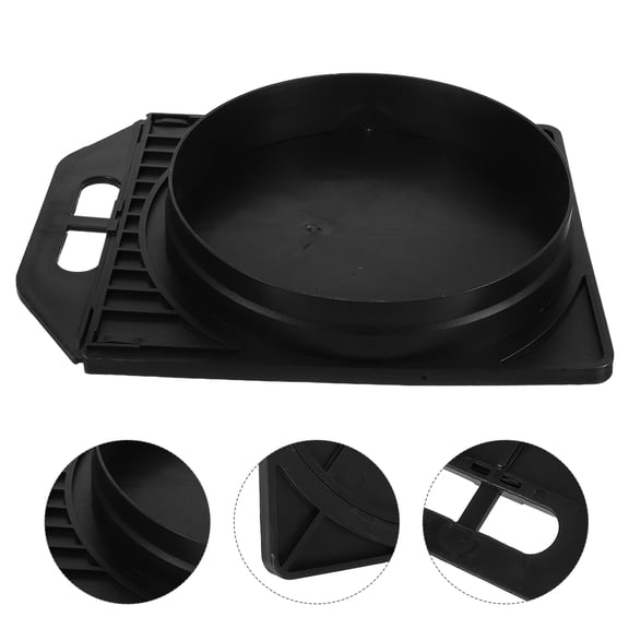 OUNONA Agricultural Drainage Gate, Efficient Water Control, Durable Plastic, Black