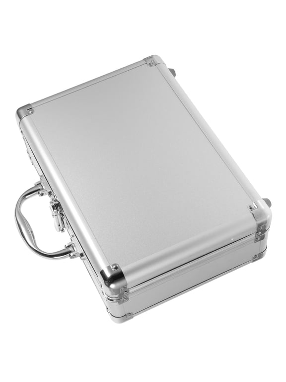 Aluminum Briefcase Portable Storage Case for Accessories, Lightweight Carrying Case