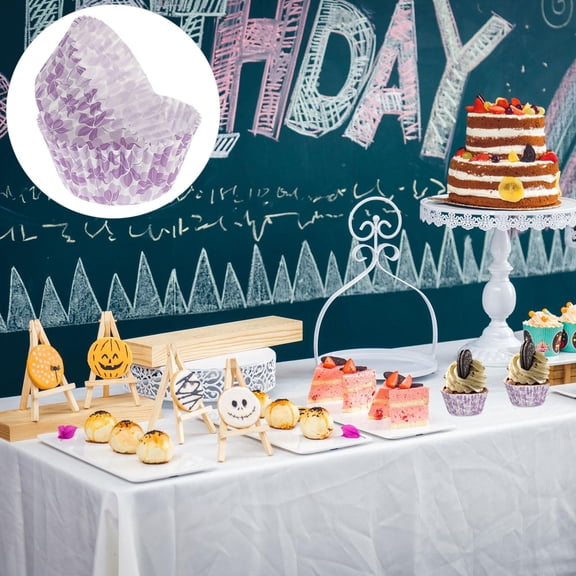 DRAFIDEEP Assorted Color Cake Cups for Parties and Weddings Disposable Paper Baking Cups 200 Pieces