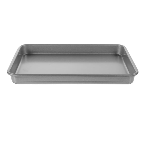 DRAFIDEEP Nonstick Carbon Steel Rectangular Cake Pan for Baking, 1-Piece Bakeware Perfect for Cakes and Desserts