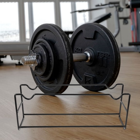 DRAFIDEEP Black Dumbbell Storage Rack with Sturdy Structure Compact Hand Weight Holder Stand for Gym