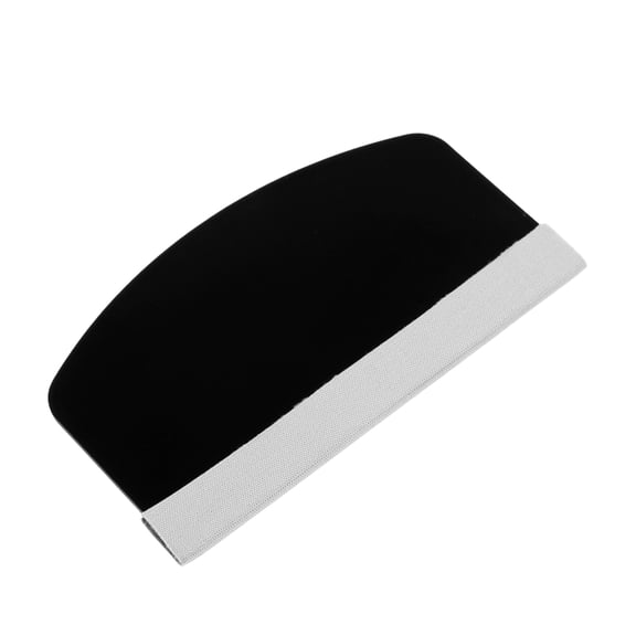 DRAFIDEEP Black Plastic Squeegee Tool for Phone Screen Protector Film, Curved Edge Vinyl Wrap Scraper for Easy Application