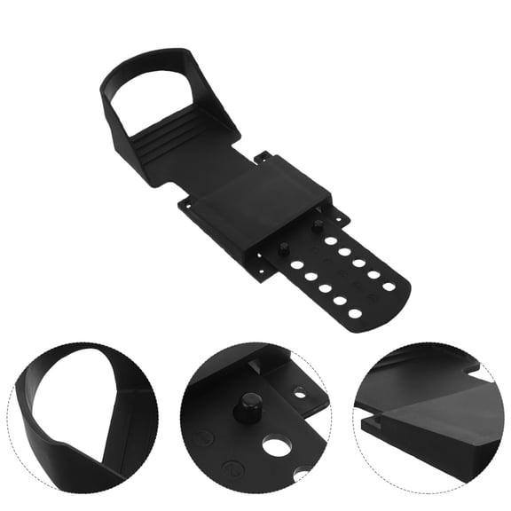 DRAFIDEEP Black Replacement Foot Pedals for Rowing Machines, Easy to Install Home Gym Fitness Equipment Accessory