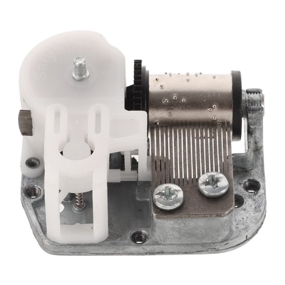 DRAFIDEEP Black Wind- Box Mechanism with Enhanced Sound and Pause Feature, Easy to Install for Clocks and Crafts