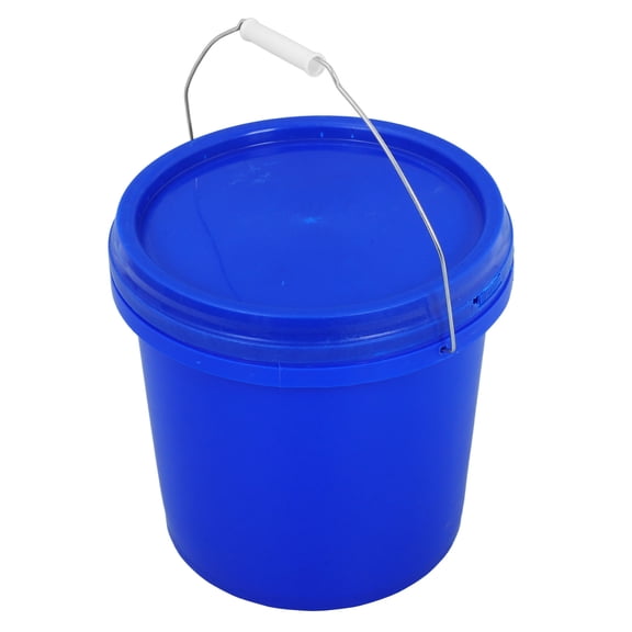 DRAFIDEEP Blue Plastic Fermentation Bucket with Lid for Home Brewing and Food Storage 10 Quart Capacity