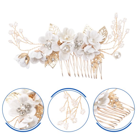 DRAFIDEEP Bridal Hair Comb for Women, Elegant Hair Decoration Accessory, 1 Piece