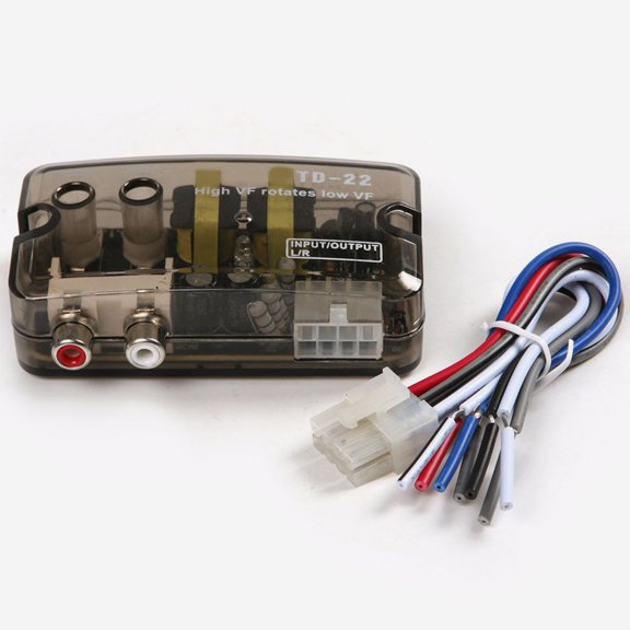 DRAFIDEEP Car Audio Amplifier Converter High to Low Speaker Level with Delay for Enhanced Clear Sound Quality