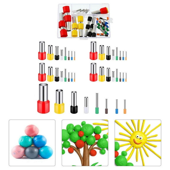 DRAFIDEEP Circle Punch Polymer Cutter 40Pack Stainless Steel For Diy Projects And Craft Making