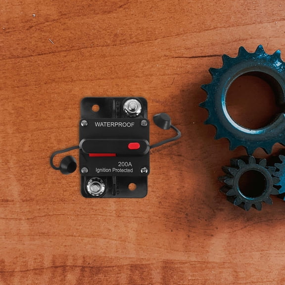 OUNONA Resettable Black for Car, RV, and Marine Use with Precision Current Control and Fuse Block