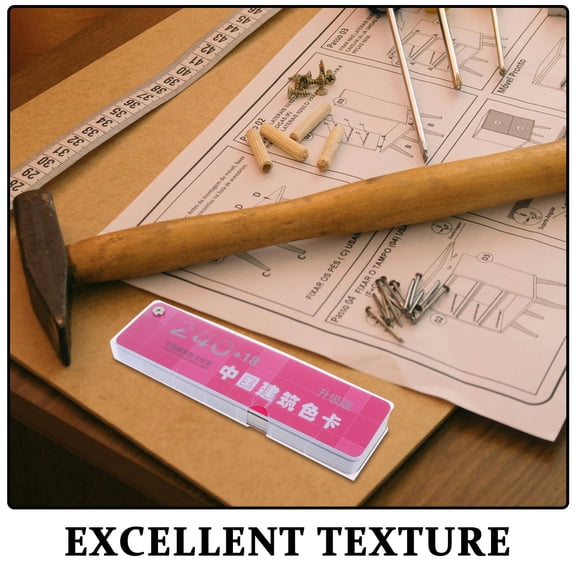 DRAFIDEEP Color Matching Tool with Paint Sample Standard Card, Plastic, 1 Set for Accurate Color Selection