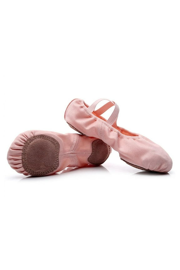 Ballet Dance Shoes for Adults, Comfortable Fit with Elastic Band and Breathable Fabric Design
