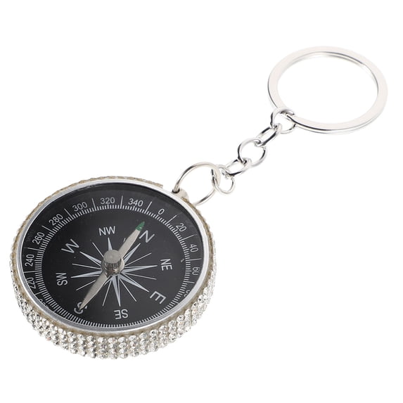 DRAFIDEEP Compact Aluminum Alloy Compass Keychain for Hiking Camping with Accurate Navigation