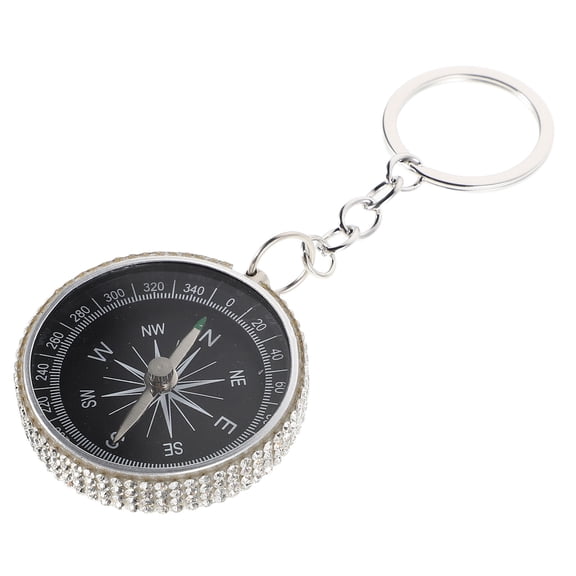 DRAFIDEEP Stylish Multi-Color Aluminum Alloy Compass Keychain for Accurate Navigation