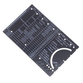 DRAFIDEEP Compact Metal Pocket Scale Rule with Precision Metric Graduation for Engineering Projects