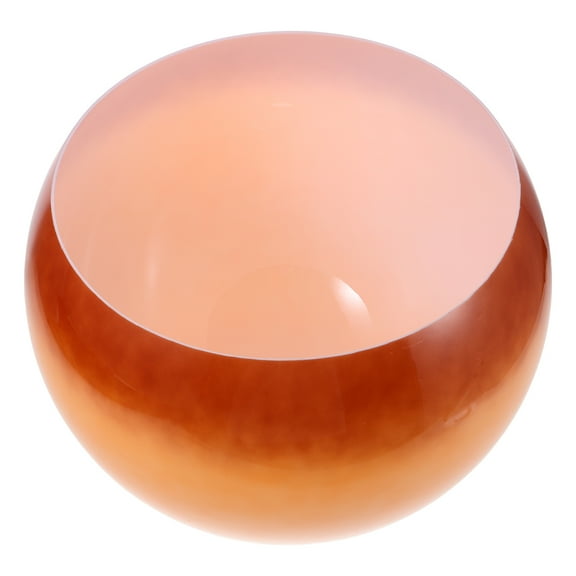 OUNONA Drafideep Contemporary Bowl Shaped Lampshade in Orange for Home