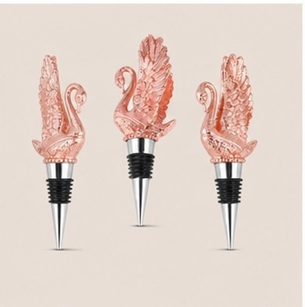 DRAFIDEEP Creative Animal Wine Aerator and Bottle Stopper Golden Zinc ...