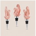 DRAFIDEEP Creative Animal Wine Aerator and Bottle Stopper Golden Zinc ...