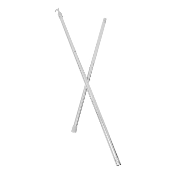 OUNONA Adjustable Stainless Steel Blind Pull Rod Smooth Operation Modern Silver