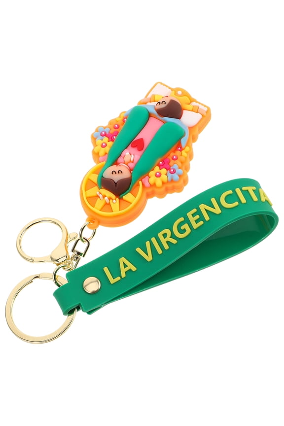 Colorful Russian Doll Keychain PVC Decorative Charm for Home, Office, Car - 2.5 x 1.5 Inches Cute Accessory