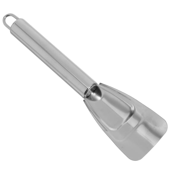 DRAFIDEEP Defrost Fridge Tool with Thickened Blade and Sturdy Handle for Cold Weather Frost Removal Plated Silver