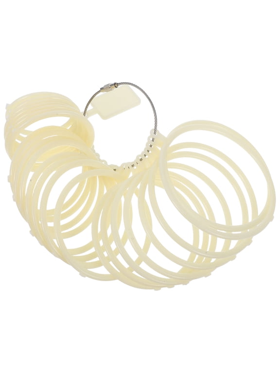 White Plastic Bracelet Measuring Tool for Daily Use, Accurate and Quick Sizing
