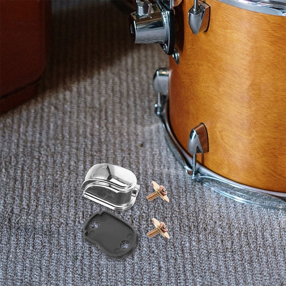 DRAFIDEEP Aluminum Alloy Drum Lug Mounting Hardware Set, Assorted Connection Pieces for Drum Repair and Assembly