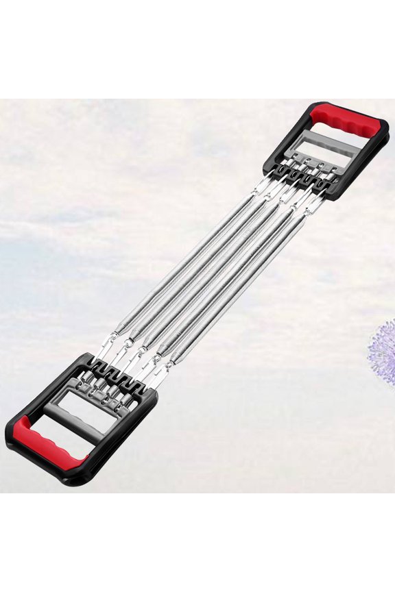 Dual Purpose Chest Expander with Detachable Springs for Adjustable Strength Training Workouts