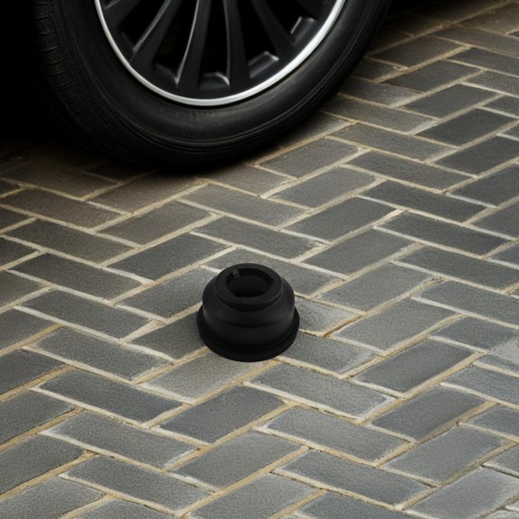 DRAFIDEEP Black Wheel Nut Cover for Precise Car Tire Balance and Alignment Maintenance