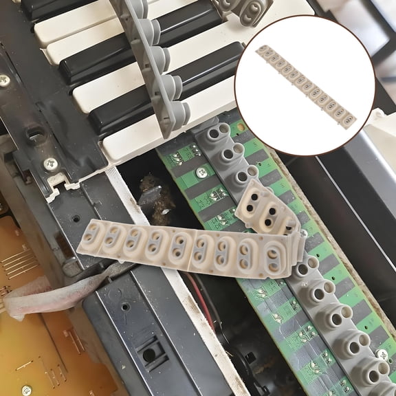 OUNONA Electronic Piano Conductive Silicone Grey High Conductivity Replacement Part for Home Use