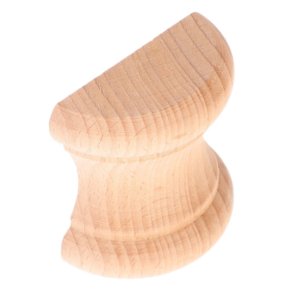 DRAFIDEEP Khaki Wood Column Pillars with Elegant Fluted Detailing, Unfinished Decorative for Cabinet and Furniture Use