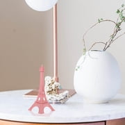 DRAFIDEEP Fashionable Pink Eiffel Tower Decoration Metal Figurine Ideal for Desktop Display